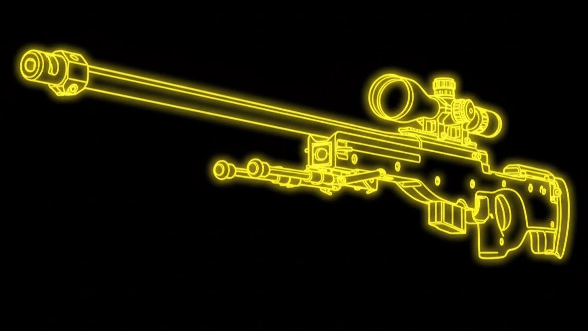 اسنایپر AWP ای دبل در بازی CS2 کانتر استرایک 2 CS2 AWP