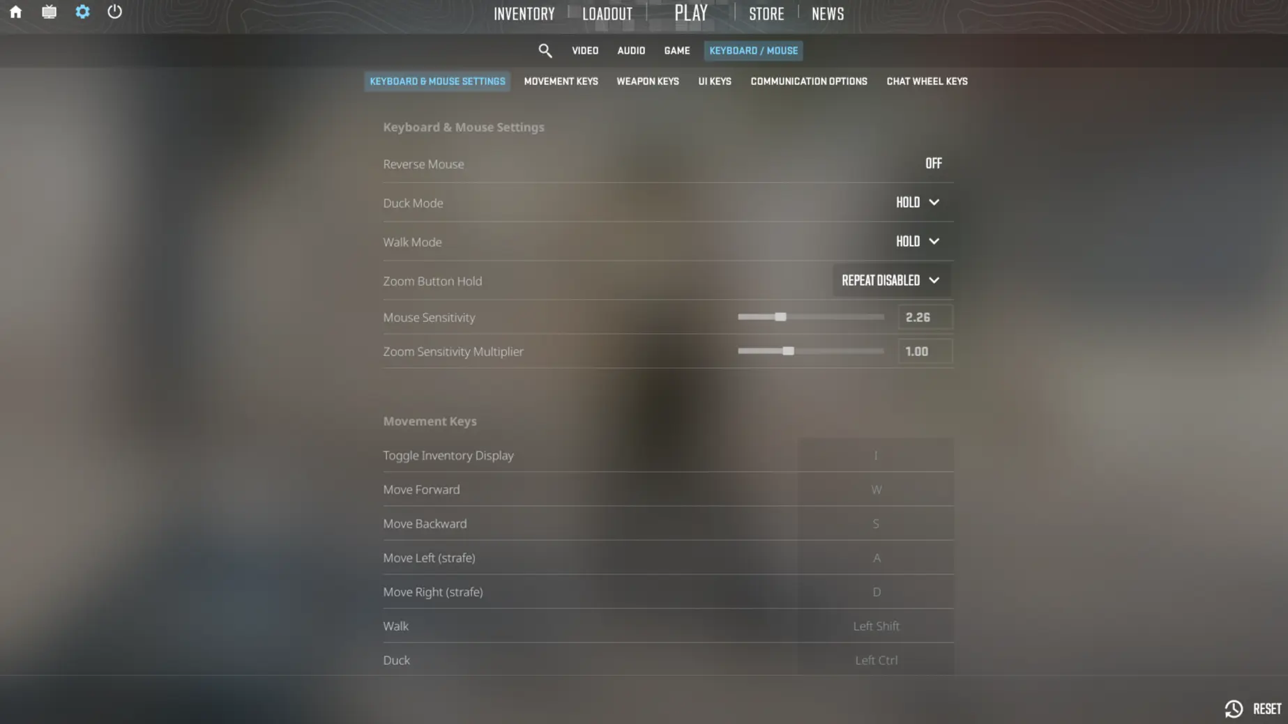 تنظیمات موس در بازی cs2 CS2 Mouse Settings